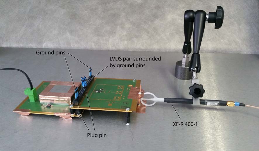 02 XF sniffer probes and LVDS suppression